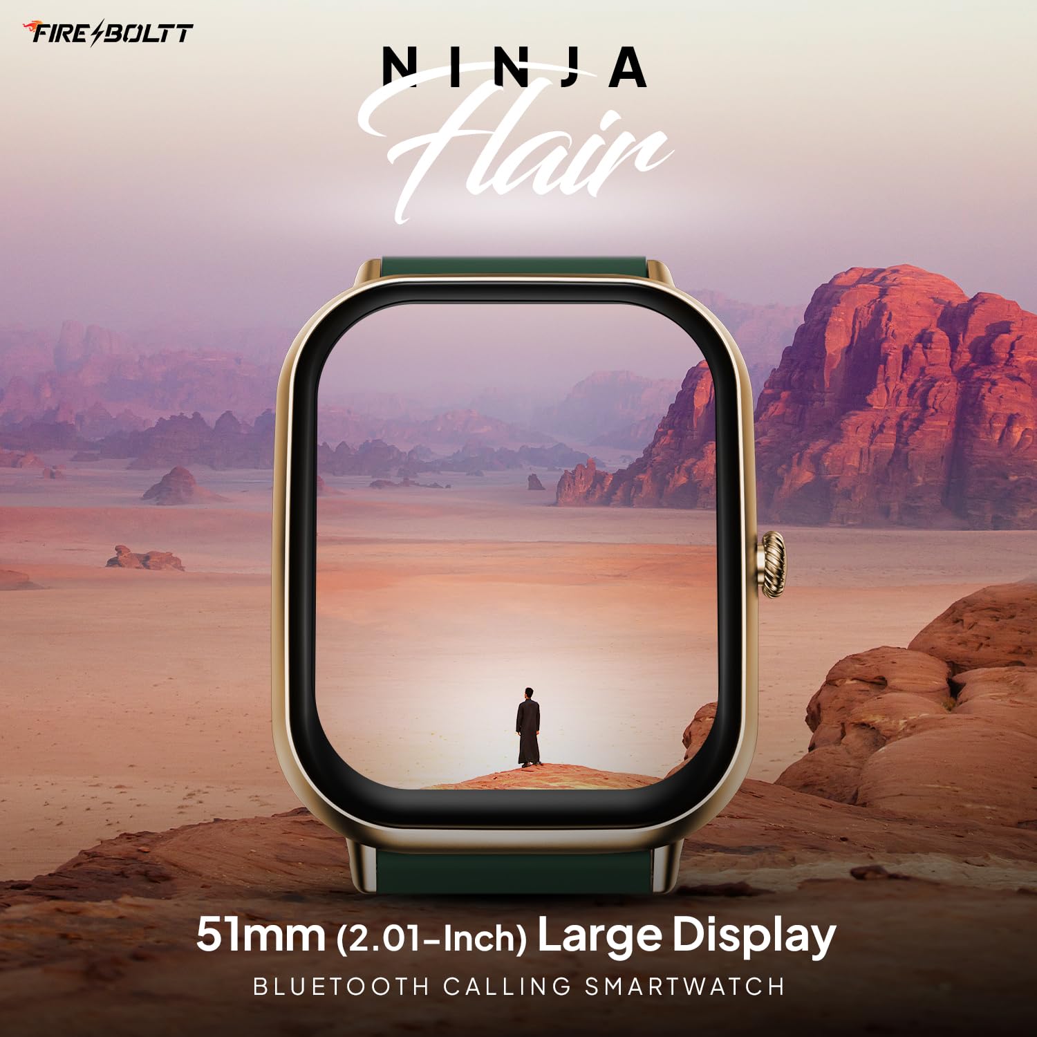 Fire-Boltt Ninja Call Pro Max Bluetooth Calling Smart Watch, 2.01″